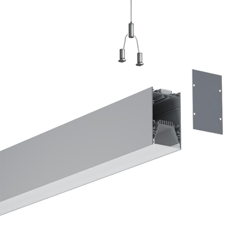 Ceiling LED Diffuser Channel Aluminum Profile For 28mm LED Tape Light